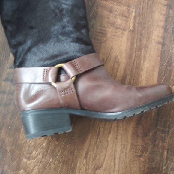 Lucky Brand womens tall brown faux fur boots 8.5 - Picture 4 of 9